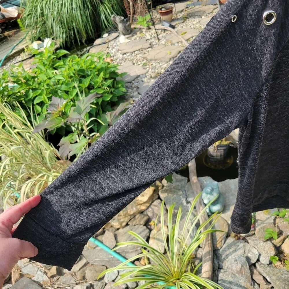 Black Sweatshirt / Tunic - Picture 3 of 9